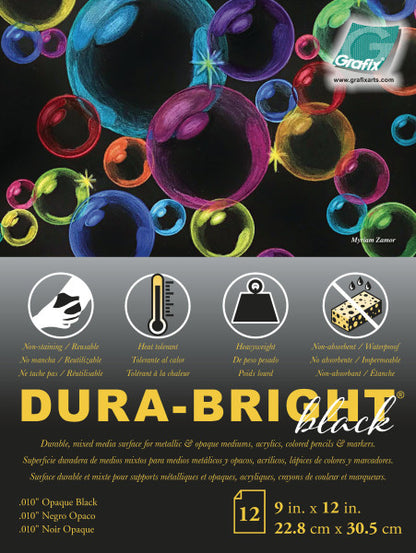 Black Dura-Bright Pads - Odd Nodd Art Supply