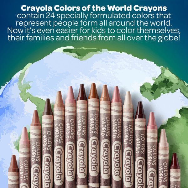 Crayola Colors of the World Crayons - Odd Nodd Art Supply