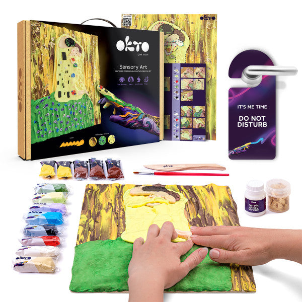 The Kiss Sensory Art 3D Clay Painting Kits - Odd Nodd Art Supply