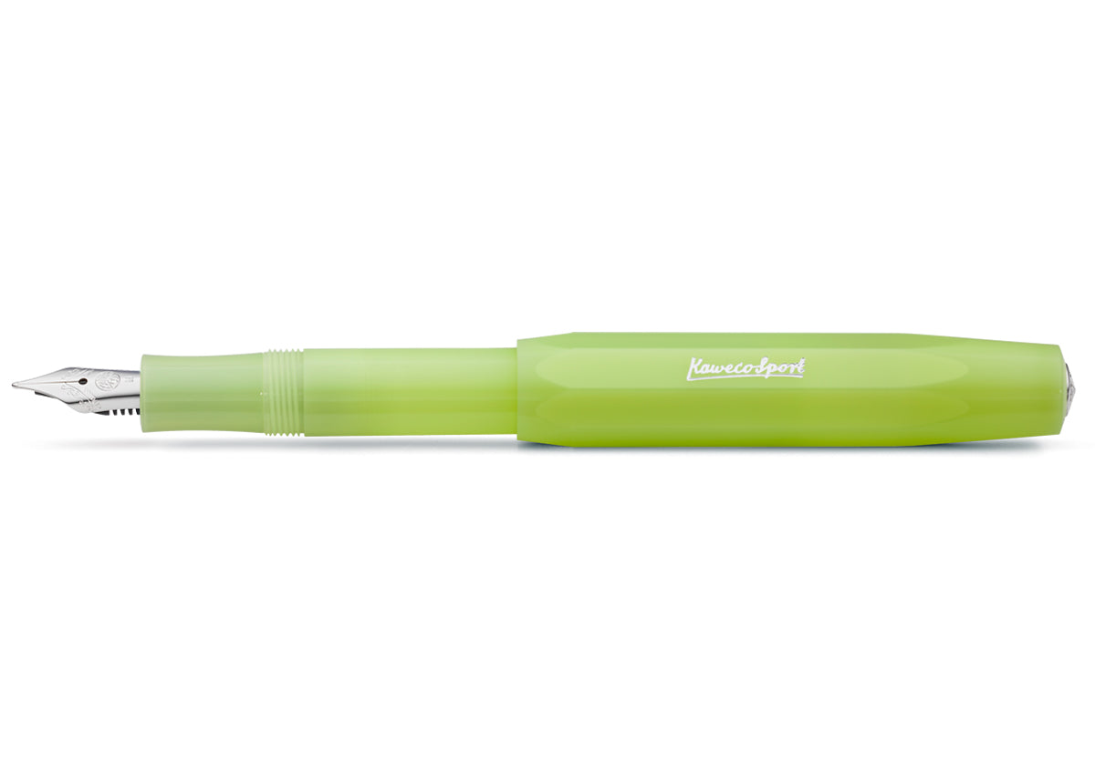 Kaweco Frosted Sport Fountain Pen Lime - Odd Nodd Art Supply