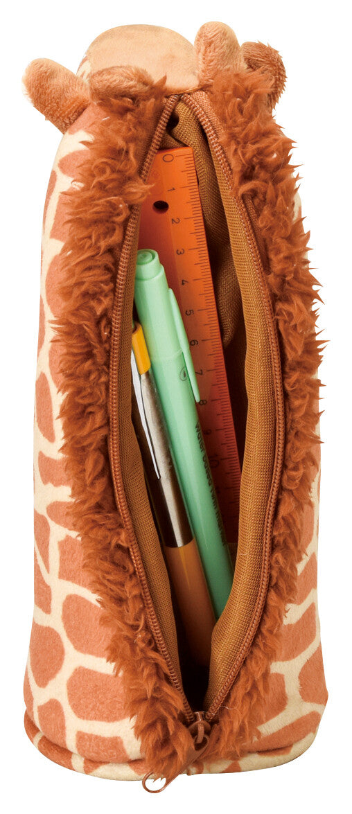 Inside Giraffe Plush Stand Pen and Pencil Case - Odd Nodd Art Supply