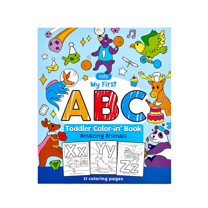 Toddler ABC Color-In' Books for Kids - Odd Nodd Art Supply