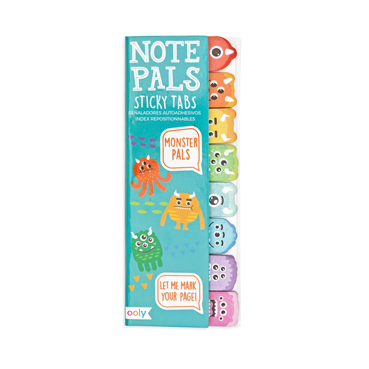 Monster Pals Note Pals Sticky Tabs - Odd Nodd Art Supply