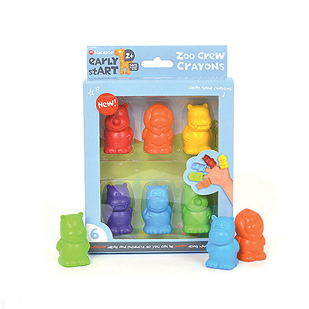 Zoo Crew 6-Crayon Set