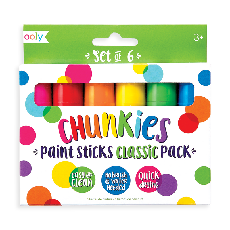 6 Color Classic Set Chunkies - Odd Nodd Art Supply