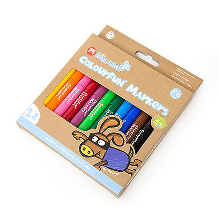 Colourfun 12-Marker Set Kids - Odd Nodd Art Supply