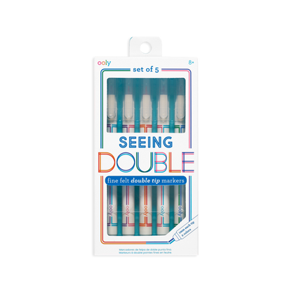Seeing Double Fine Double Tip Markers Set - Odd Nodd Art Supply