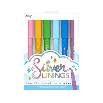 Silver Linings Outline Markers - Odd Nodd Art Supply