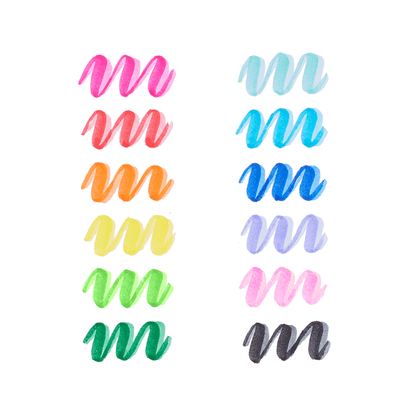 Dual Tone Double Ended Brush Markers Examples - Odd Nodd Art Supply