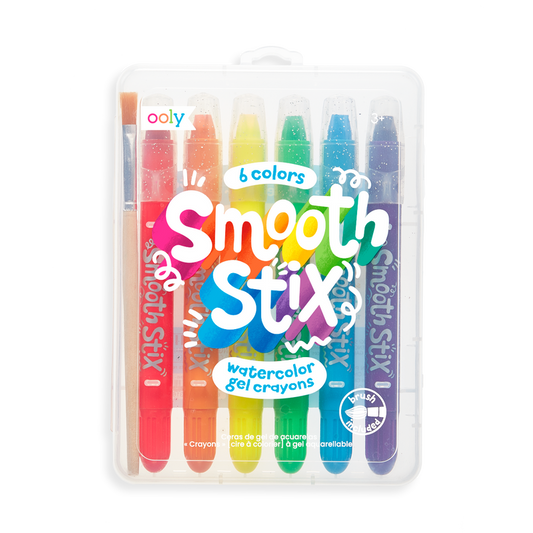 6 set Smooth Stix Watercolor Gel Crayon Sets - Odd Nodd Art Supply
