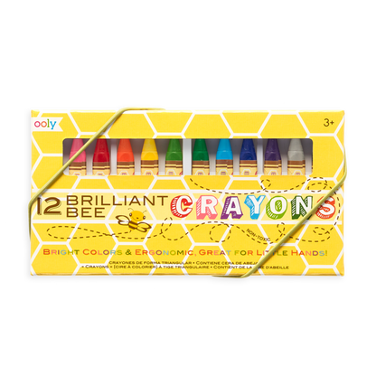 Brilliant Bees Crayons 12 Set - Odd Nodd Art Supply