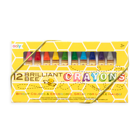 Brilliant Bees Crayons 12 Set - Odd Nodd Art Supply