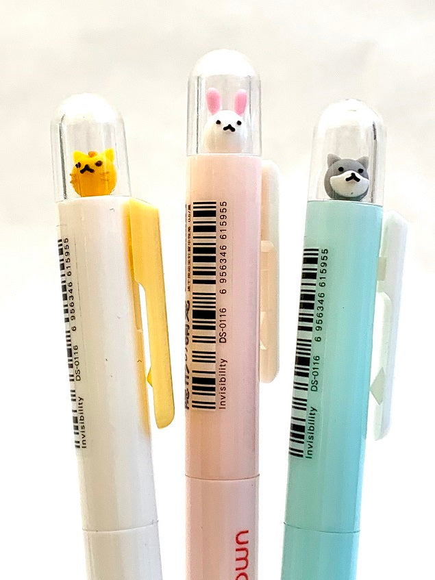 Peekaboo Animal Retractable Gel Pen - Odd Nodd Art Supply