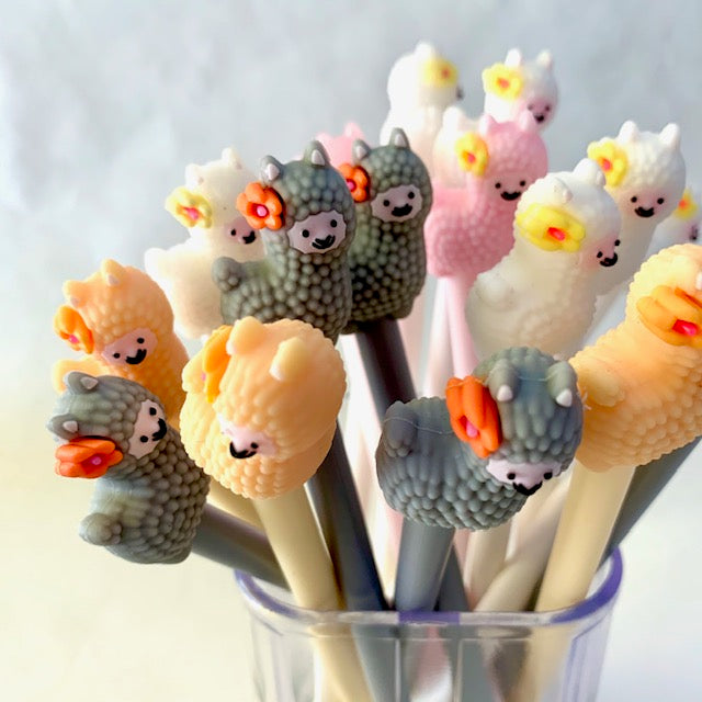 Llama Flower Gel Pen - Odd Nodd Art Supply