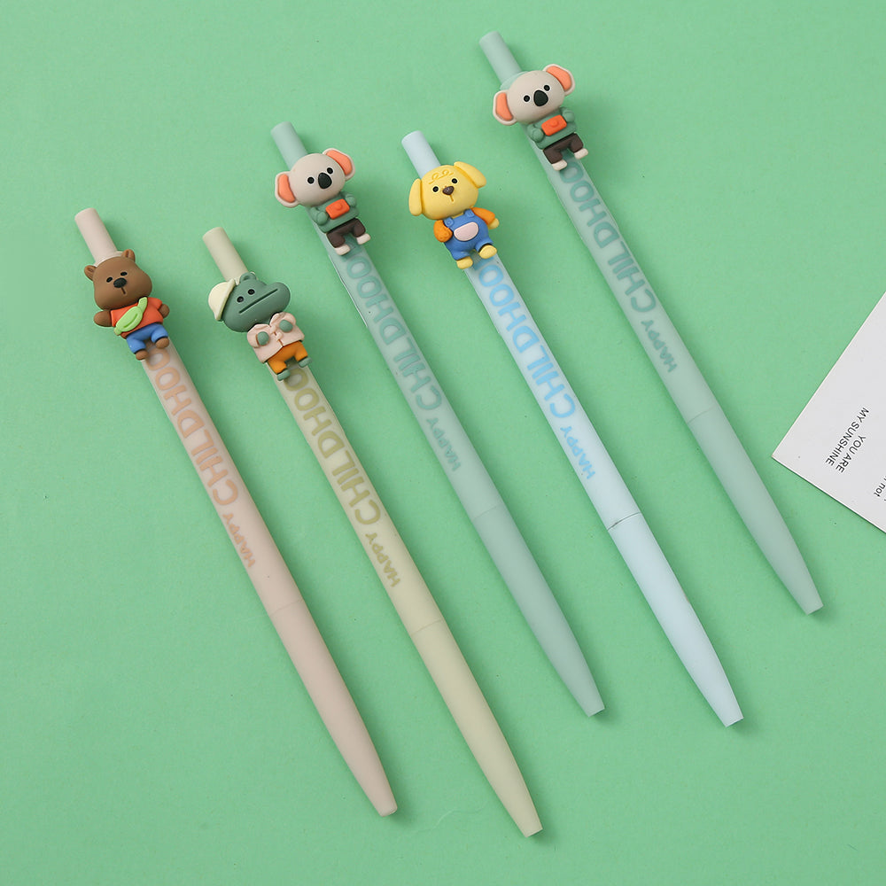 Happy Childhood Animals Gel Pen - Odd Nodd Art Supply