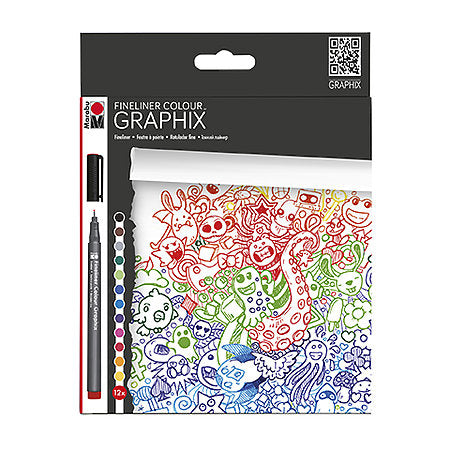 Marabu Graphix Fineliner Sets Doodler - Odd Nodd Art Supply
