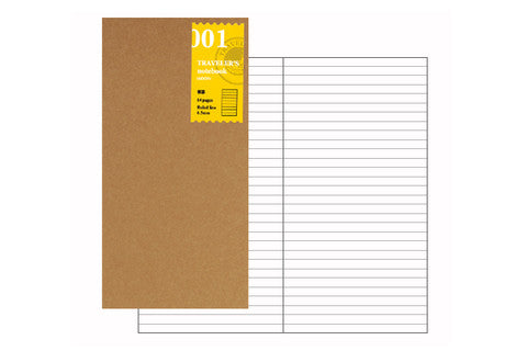 Lined Traveler's Company Regular Sized Notebooks and Refills - Odd Nodd Art Supply