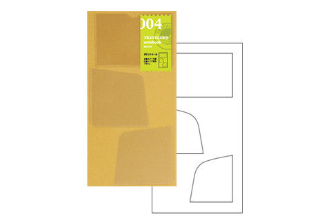 Pocket Sticker Traveler's Company Regular Sized Notebooks and Refills - Odd Nodd Art Supply