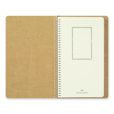 Interior Slim Spiral Notebook Blank MD Paper Traveler's Company - Odd Nodd Art Supply