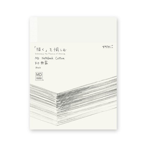 Midori Notebook Cotton MD Blank - Odd Nodd Art Supply