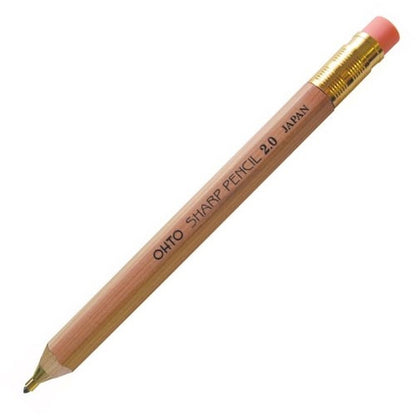Natural Wooden Mechanical Pencil 2.0mm - Odd Nodd Art Supply