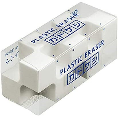 Plastic Eraser Kado-Keshi White - Odd Nodd Art Supply