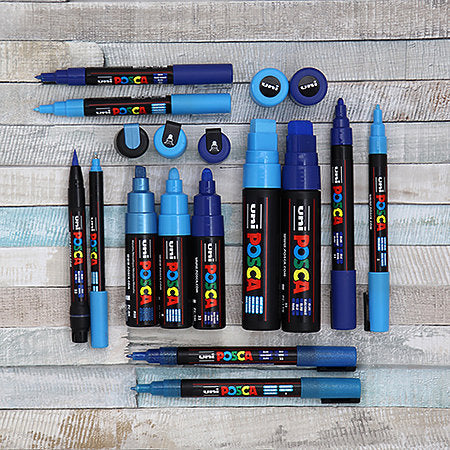 Uni Posca PC-17K Colour Paint Marker Art Pens Extra Broad 15mm Multi Packs