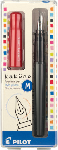 Pilot Kakuno fountain pen red medium -Odd Nodd Art Supply
