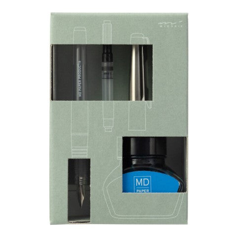 Blue Midori 70th Anniversary Limited Edition Fountain Pen Sets - Odd Nodd Art Supply