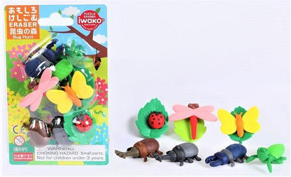 Iwako Bug Hunt Puzzle Erasers - Odd Nodd Art Supply
