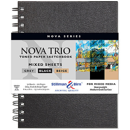 Nova Series Mixed Sheets Sketch Books 6x8 - Odd Nodd Art Supply
