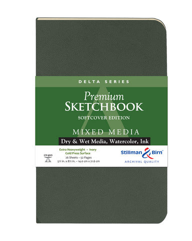Delta Series Premium Soft-Cover Sketch Books - Odd Nodd Art Supply
