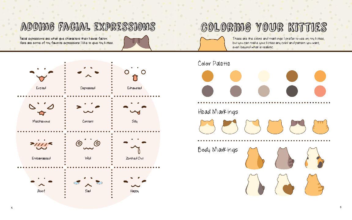 Kawaii Kitties: Learn How to Draw 75 Cats in All Their Glory
