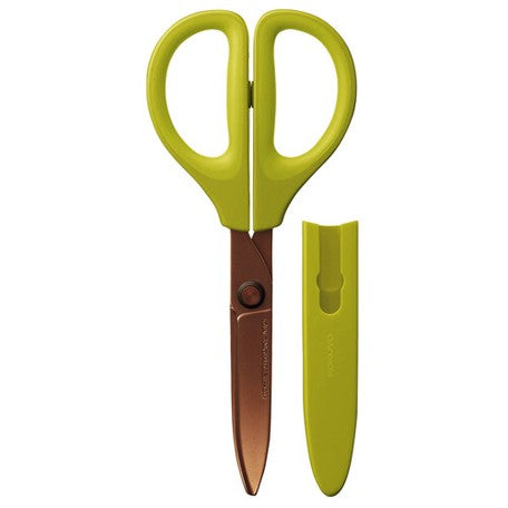 Titanium Scissors Kokuyo Yellow Green - Odd Nodd Art Supply