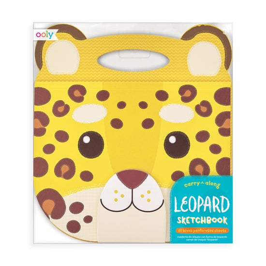 Ooly Animal Carry Along Sketchbook Leopard - Odd Nodd Art Supply