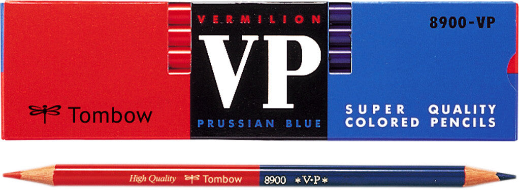 Tombow 8900 Red Blue Pencils Dozen - Odd Nodd Art Supply