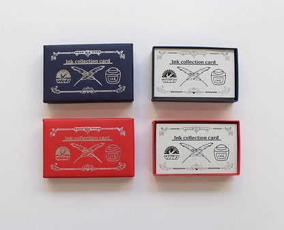 Tsubame Swallow Fountain Pen Ink Swatch Collection Cards - Odd Nodd Art Supply