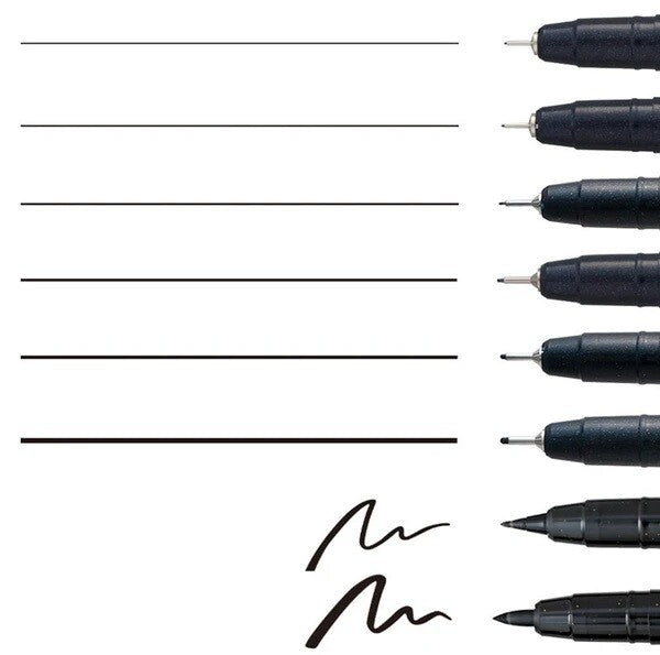 Mangaka Black Pen Assorted Nib Sizes Sets - Odd Nodd Art Supply