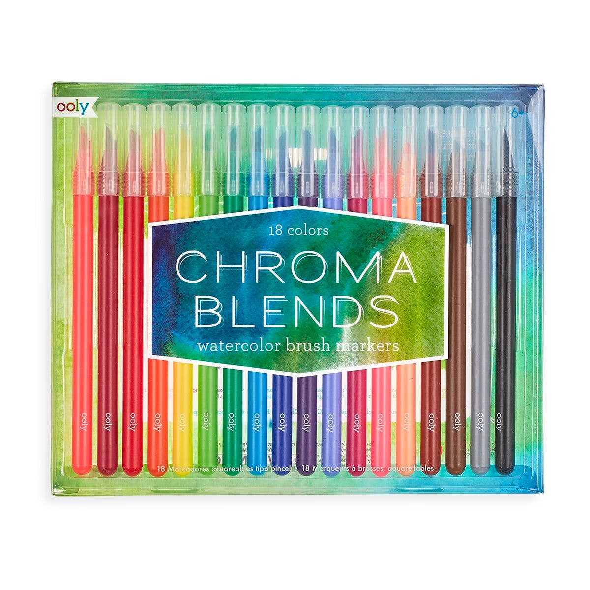 Chroma Blends Watercolor Brush Markers - Odd Nodd Art Supply