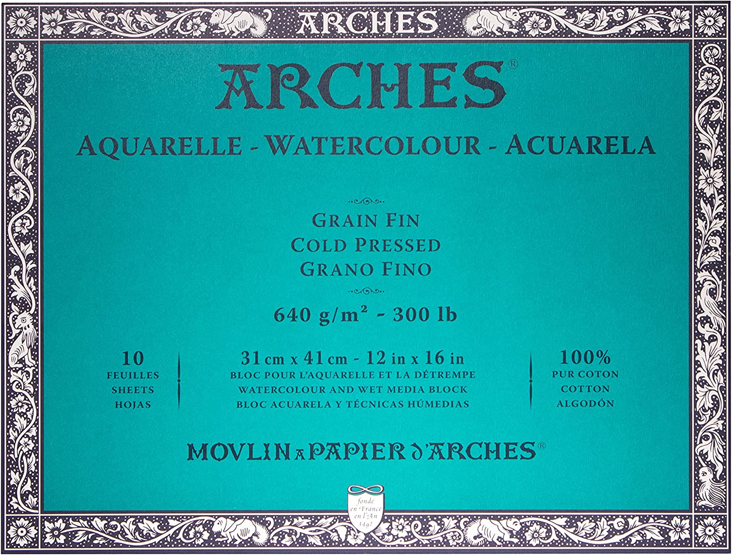 Arches 300 lb. Watercolor Blocks – Odd Nodd Art Supply