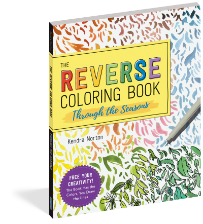 The Reverse Coloring Book Through the Seasons - Odd Nodd Art Supply 