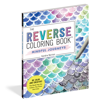 The Reverse Coloring Book Mindful Journeys - Odd Nodd Art Supply