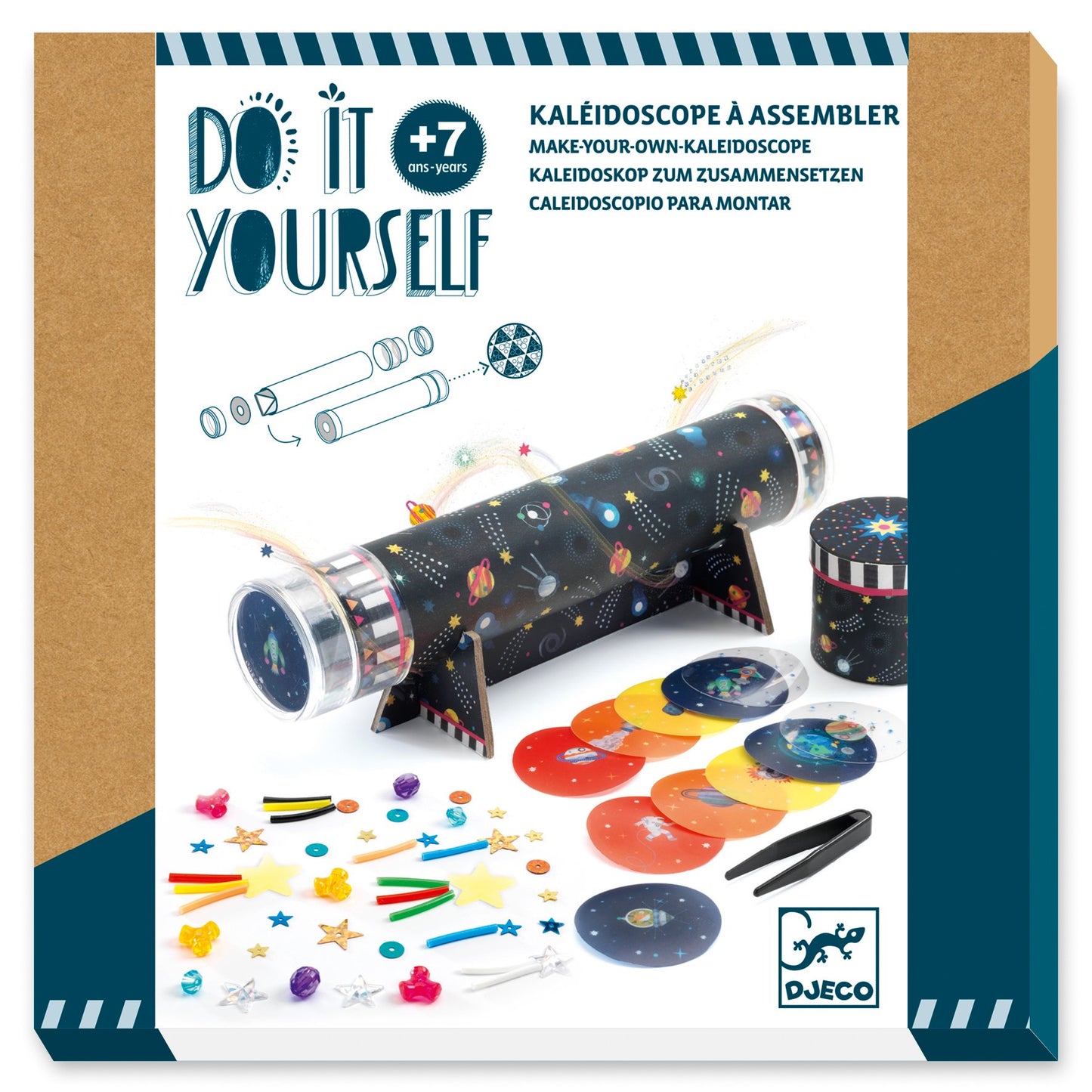 Do It Yourself Kids Craft Kits - Kaleidoscope Odd Nodd Art Supply