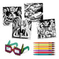 3D Coloring Funny Freaks Included - Odd Nodd Art Supply