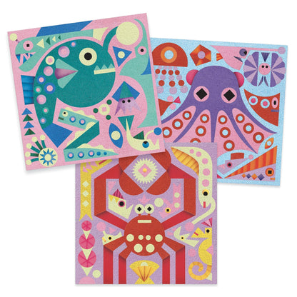 Sea Life Colored Sand Kits - Odd Nodd Art Supply