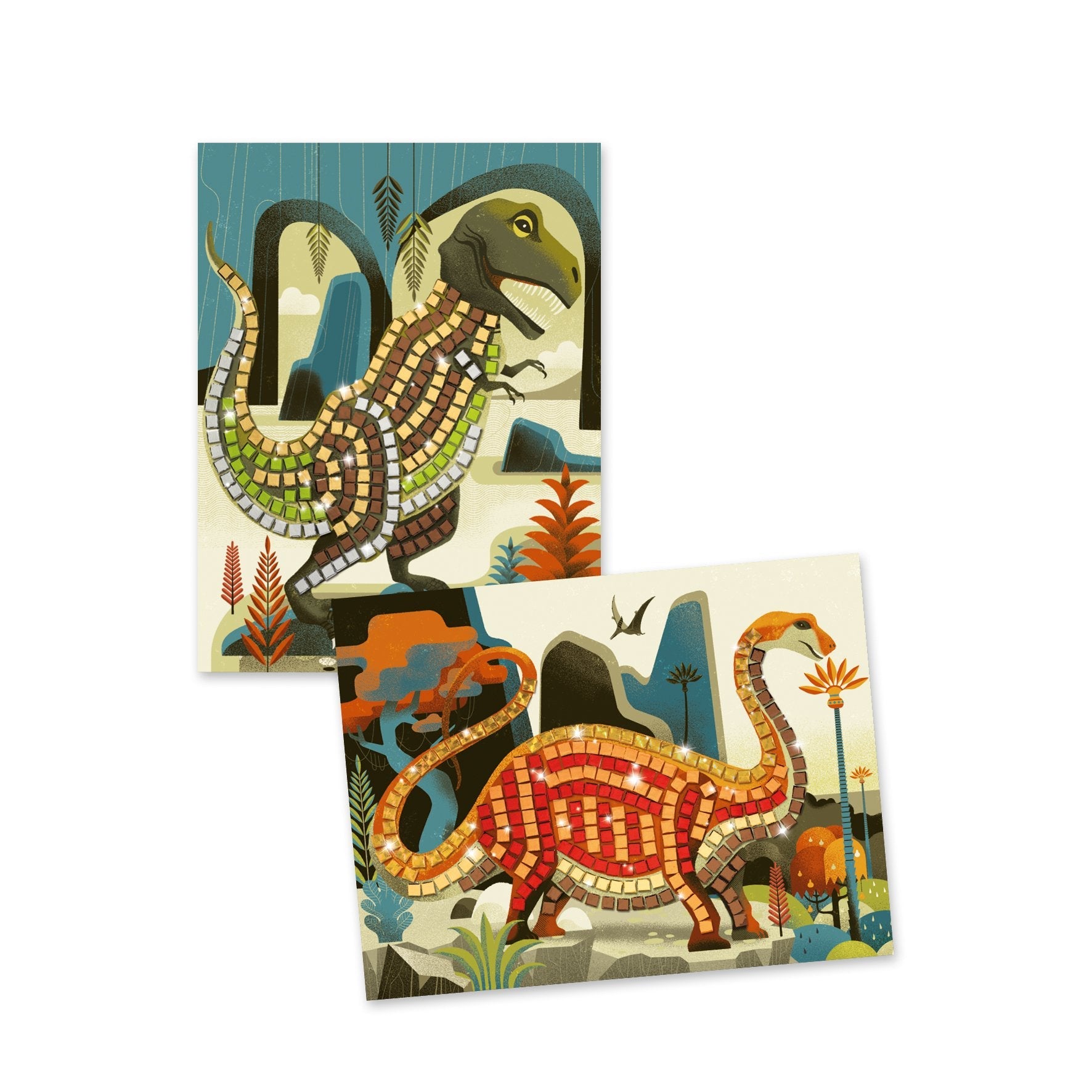Dinosaurs Mosaics Kits - Odd Nodd Art Supply