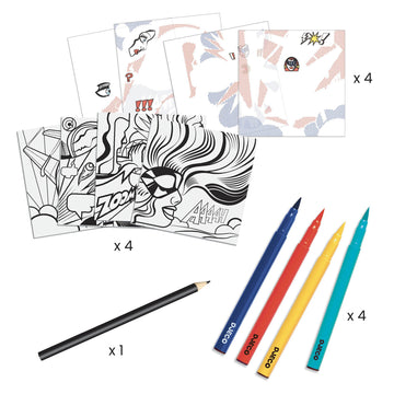 Lichtenstein Transfers Djeco's Inspired By Art Kits - Odd Nodd Art Supply