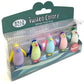 Iwako Penguins Colorz Puzzle Erasers Set - Odd Nodd Art Supply