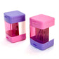 Iwaco Cube Pencil Sharpener Pink - Odd Nodd Art Supply