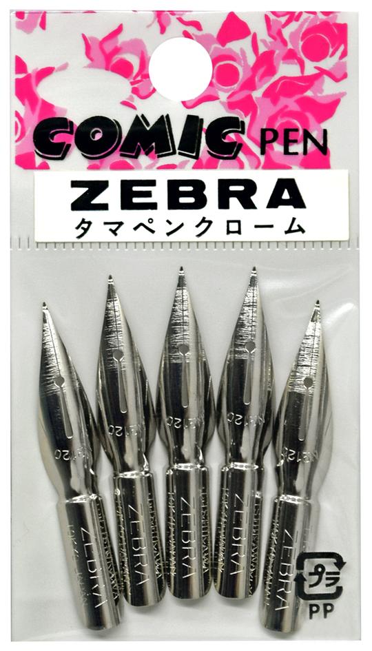 Zebra SL Comic Pen Tachikawa #120 Calligraphy 5 Pack - Odd Nodd Art Supply